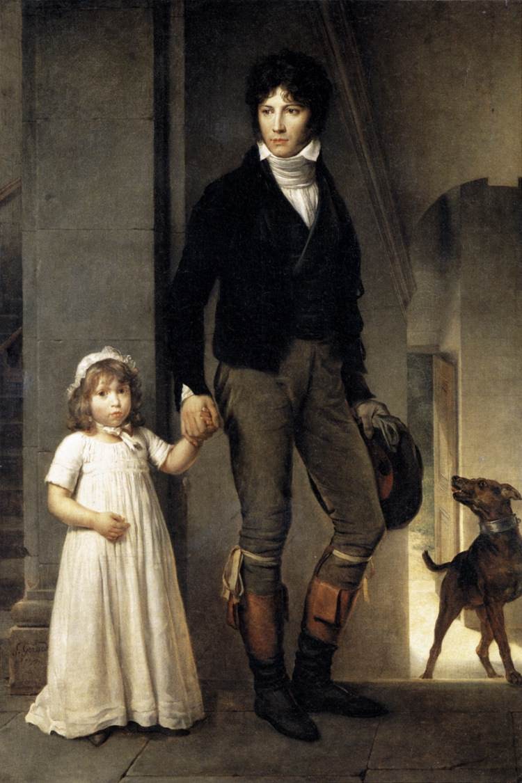 Isabey and His Daughter by Francois Gerard